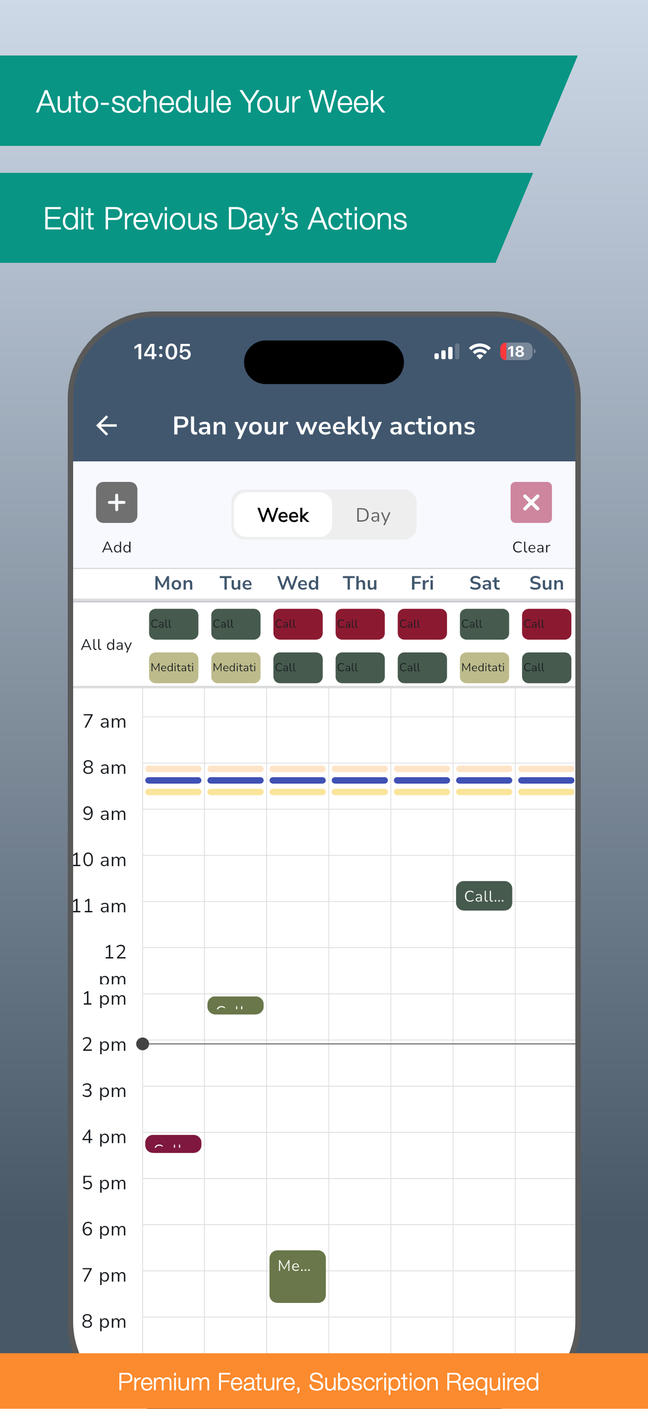 Weekly planner