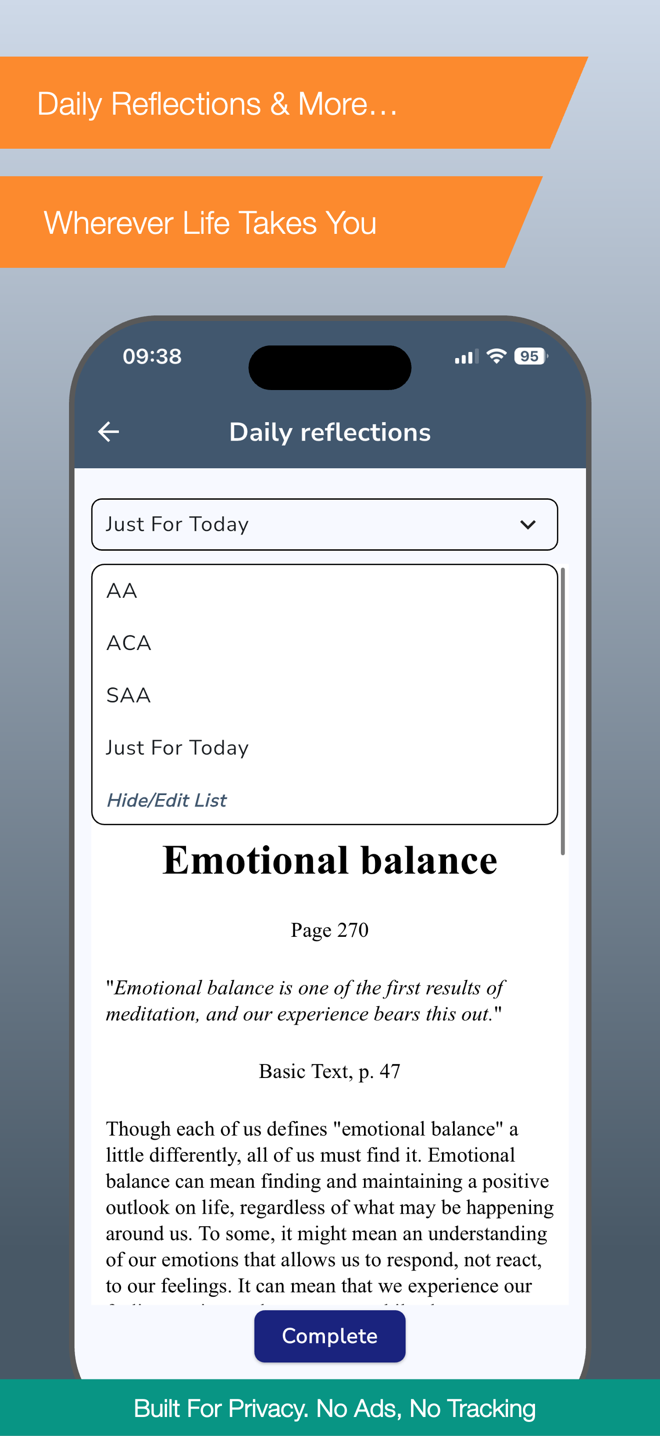 Daily reflections